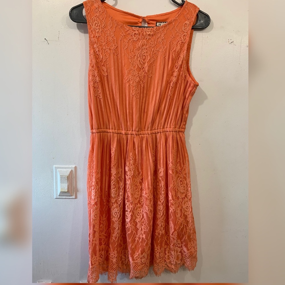 Peach dress